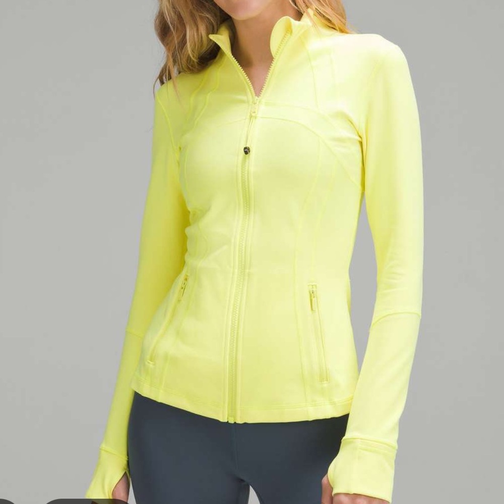 Lululemon Define Jacket Luon Color Maze Yellow ‎ Size 2 New With Tags